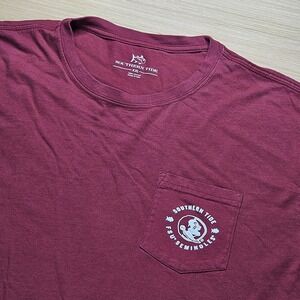 Florida‎ State Seminoles Southern Tide XXL Maroon Long Sleeve Pocket T-Shirt Men